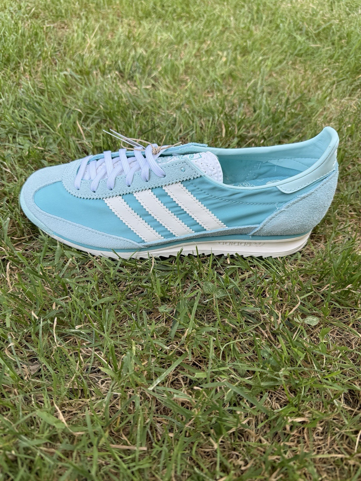 Adidas Originals Women’s Mint Aqua White SL 72 OG Shoes Sneakers JI0199
