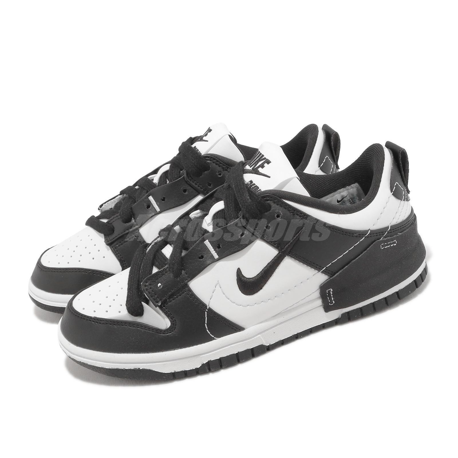 Nike Wmns Dunk Low Disrupt 2 Panda Black White Casual Lifestyle Shoes DV4024-002