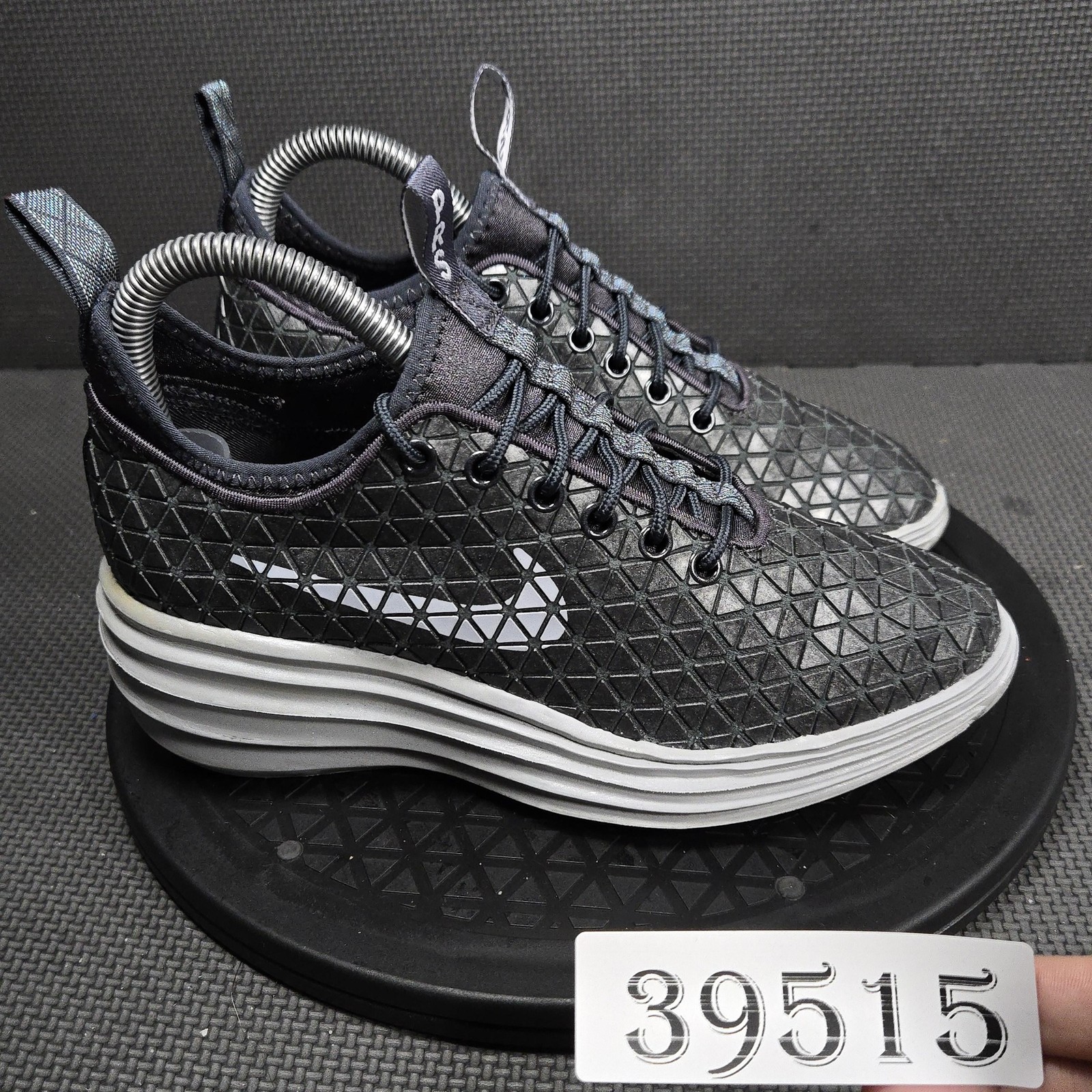 Nike Lunarflash+ Shoes Womens Size 6.5 Black Mesh Running Sneakers 652902-002