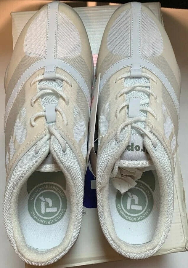 PROPET WOMENS RICOCHET WHITE SZ 10 W/W377/BRAND NEW