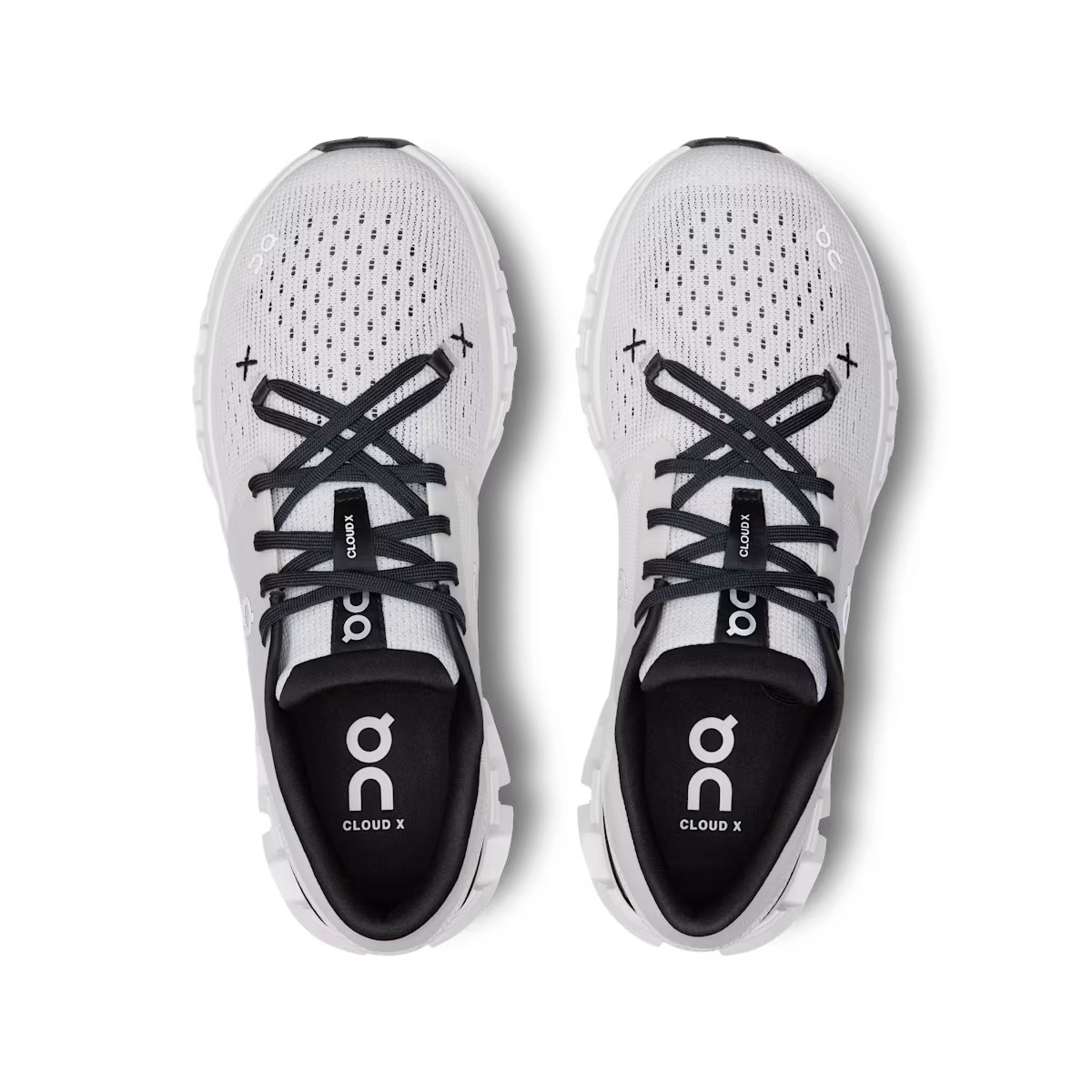 On WoMen’s Cloud X 4 – Ivory / Black. Authentic.