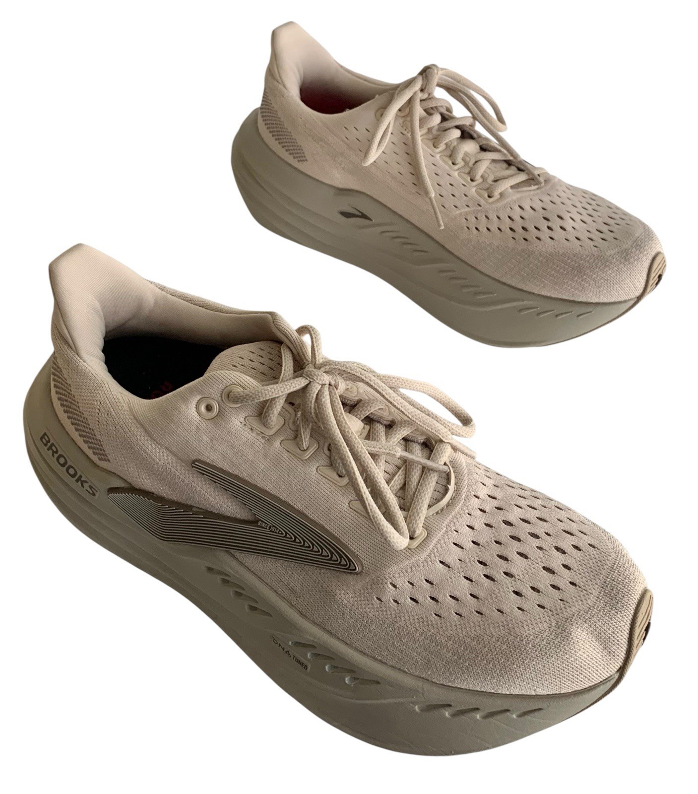 Brooks Glycerin Max ‘Almond Peach London Fog’ Womens Running Shoes 9.5 Medium B