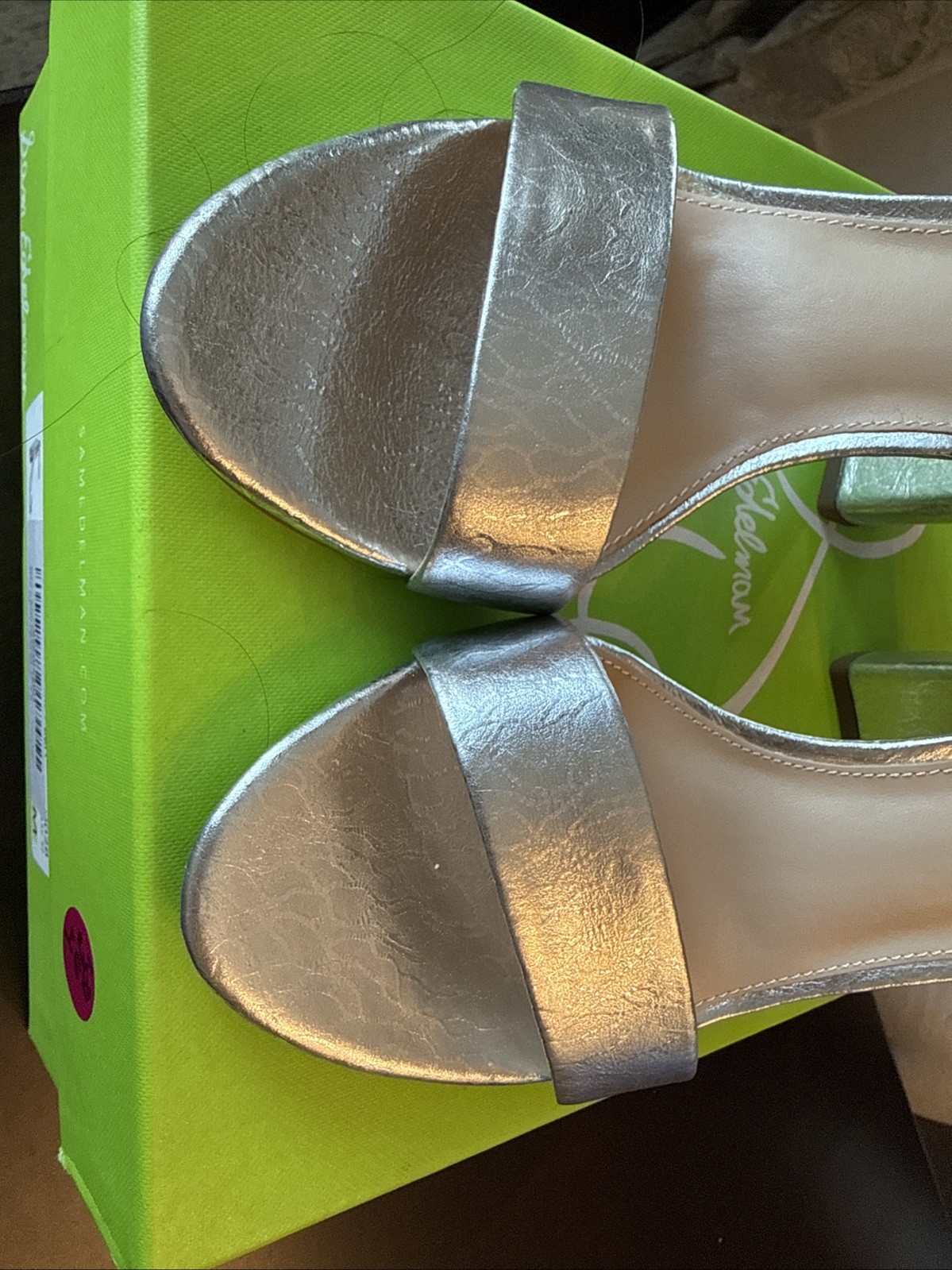 Women’s Size 8.5 Sam Edelman Yaro Silver Heels