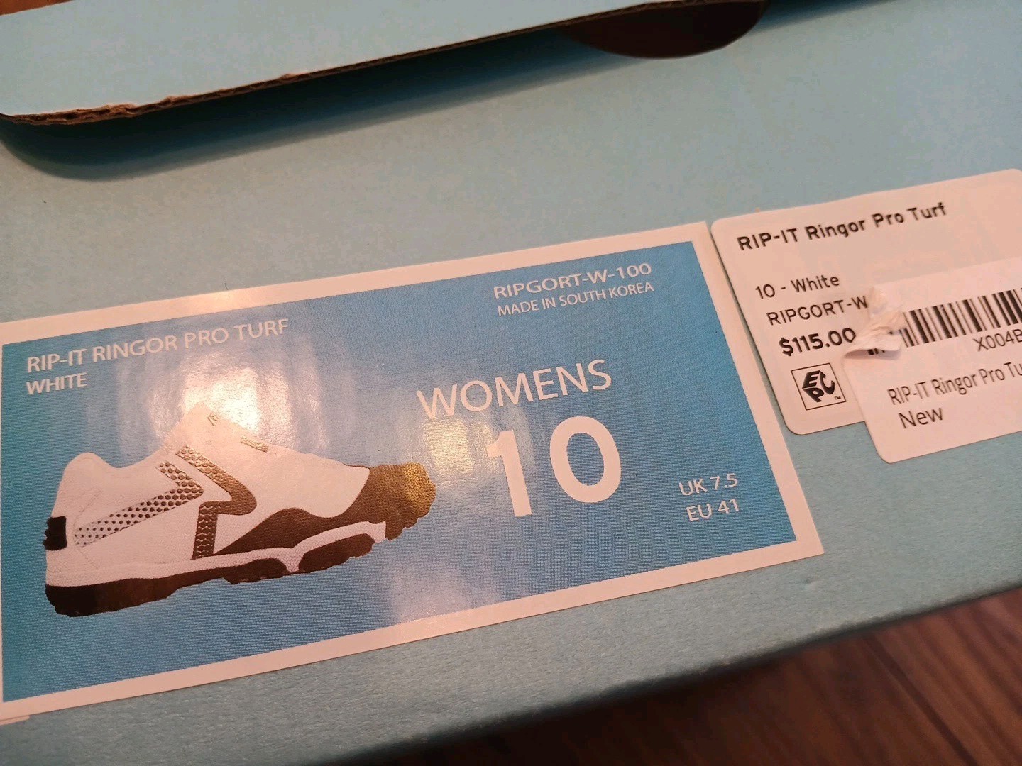 Rip It – New in Box Ringor Pro Turf Softball Shoes Ladies Womens Size 10