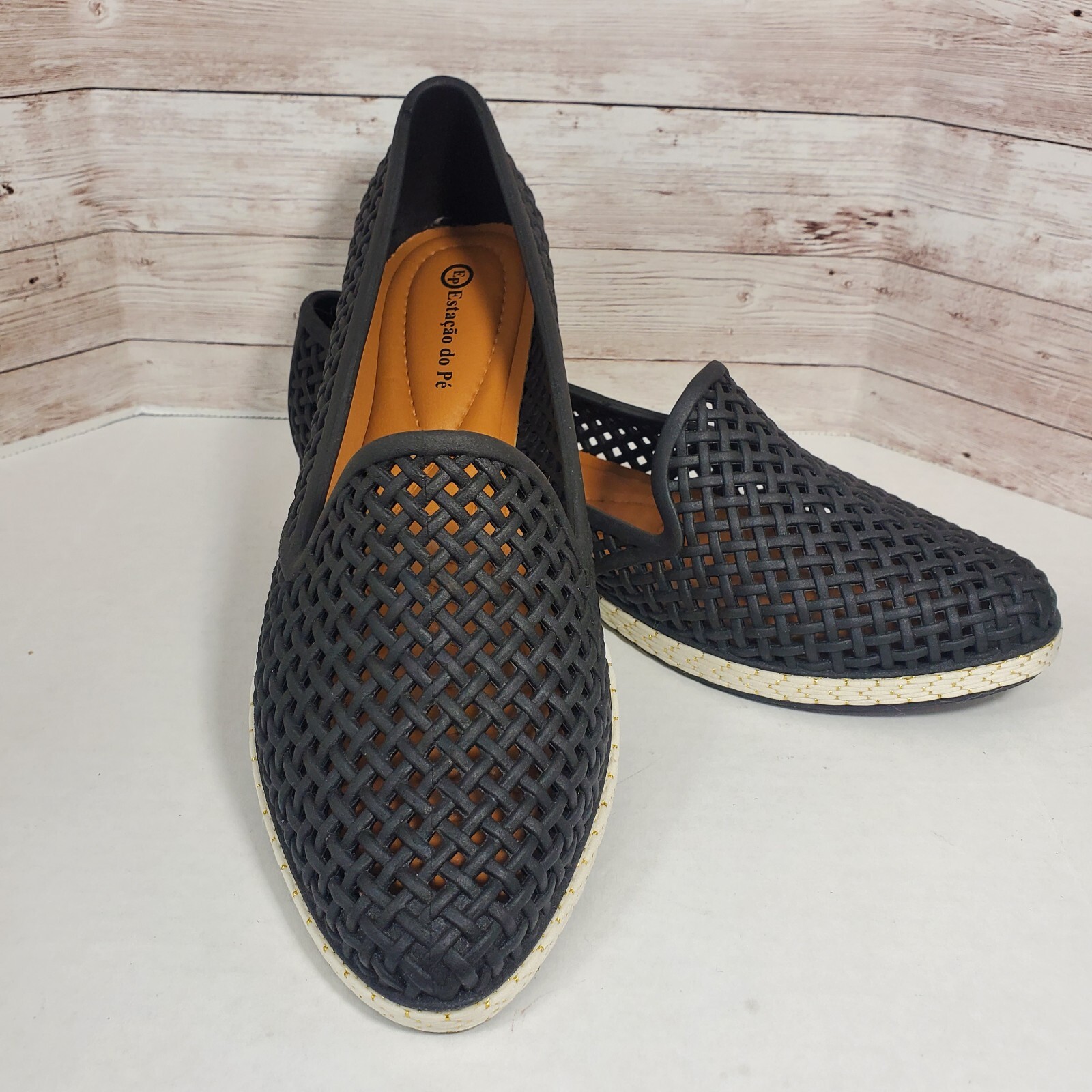 New Comfy Shoes For Beach, Casual, Party, Rainy Days – Black – Size 8