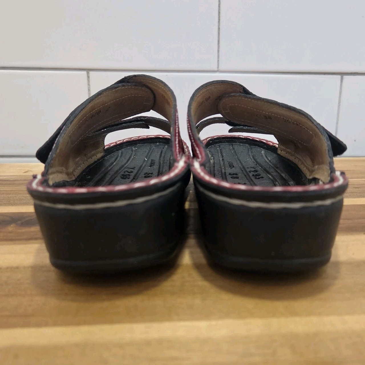 Finn Comfort Sz 38 Women’s Slide Sandals Slip On Germany Lot Of 3 NO Insoles EUC