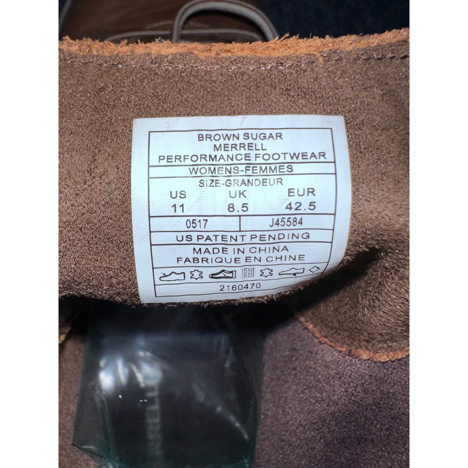 Merrell Brown Sugar Leather Chukka Boots Womens 11 Brown Mid Top