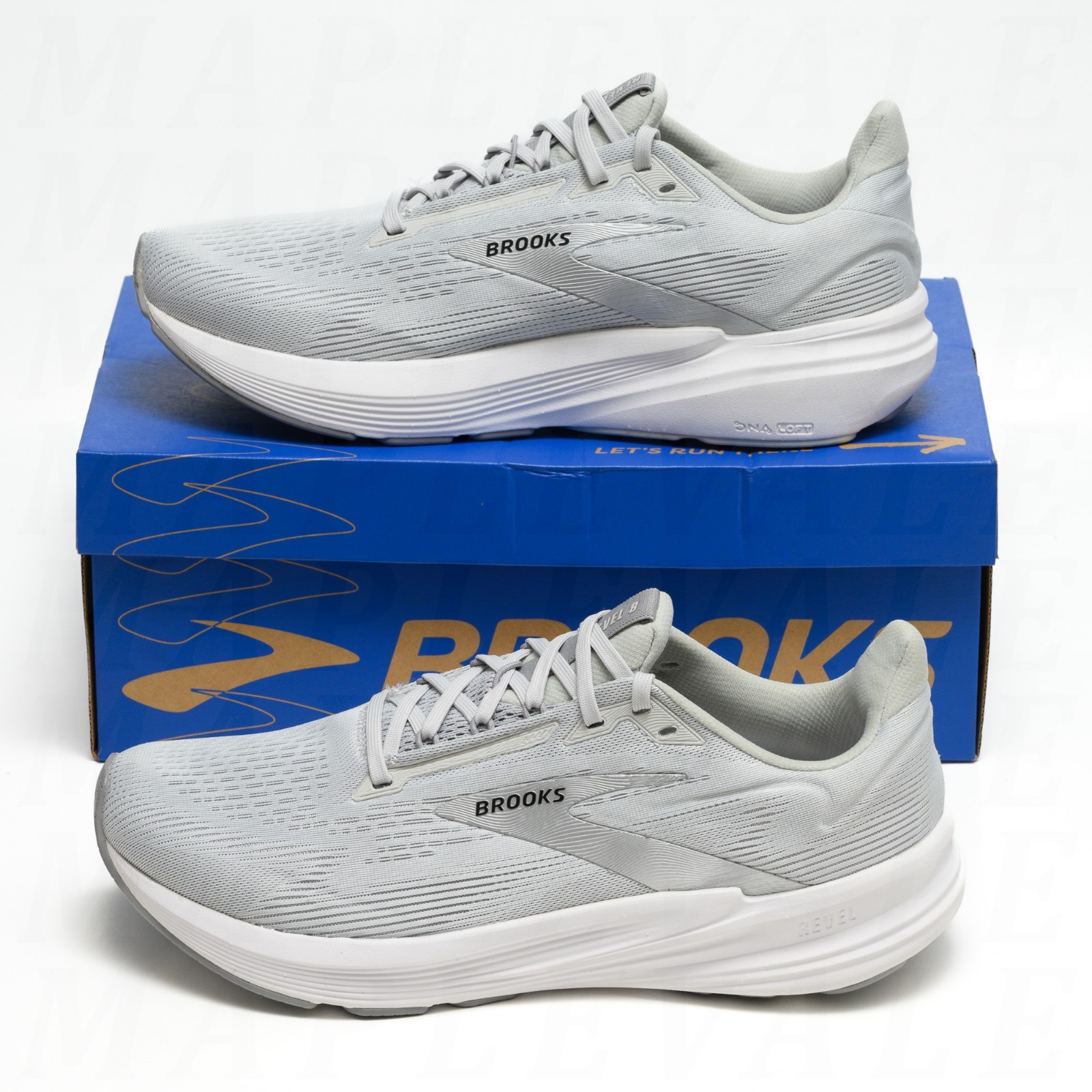 Brooks Revel 8 Women’s Sz 11.5 Running Shoes Walking Sneakers Gray 120456 1B 086