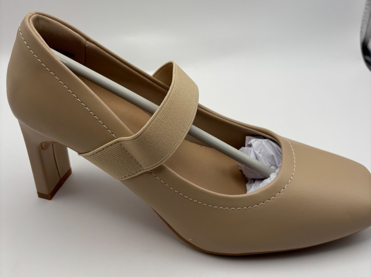 Benassal Womens Square Toe Mary Janes High Heels Dress Shoes Assorted Sizes NIB