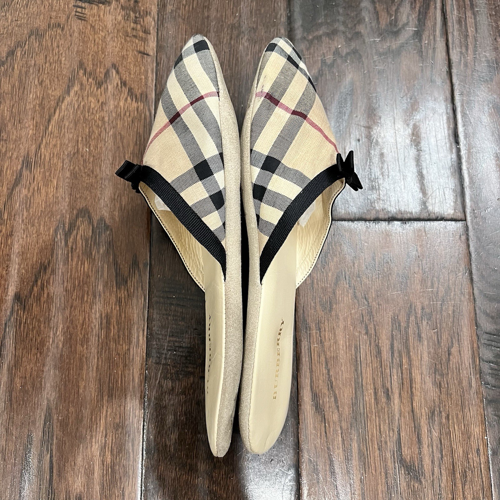 Authentic Burberry Nova Check Slipper
