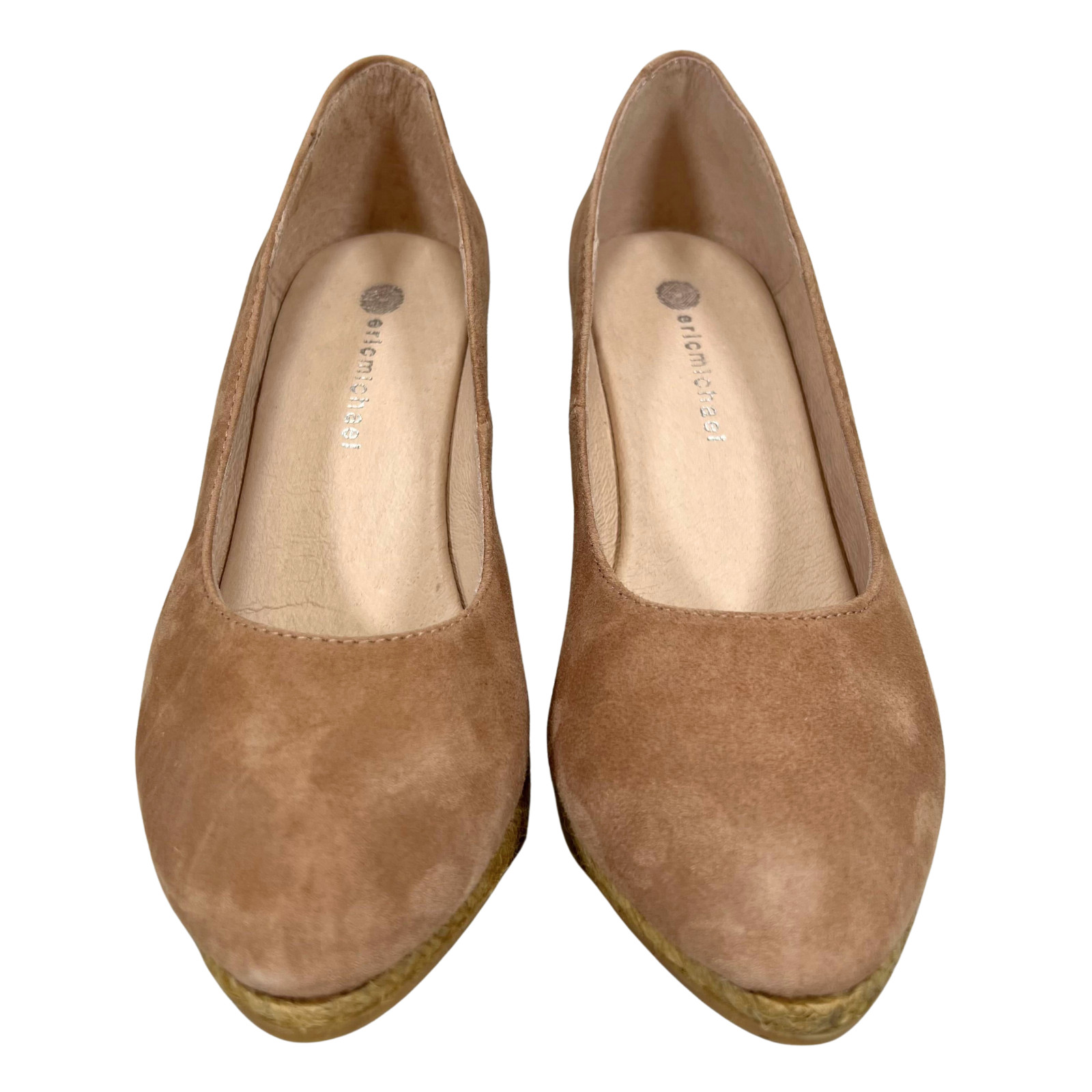 Eric Michael Women’s Teva Suede Espadrille Wedge Shoes Size EU 36 US 6.5-7