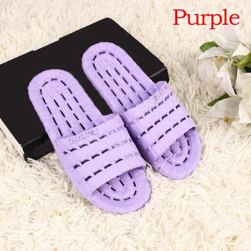 Bath Shower Slippers Non-Slip Bathroom Soft Sandals for Women/Men Home Shoes HOT