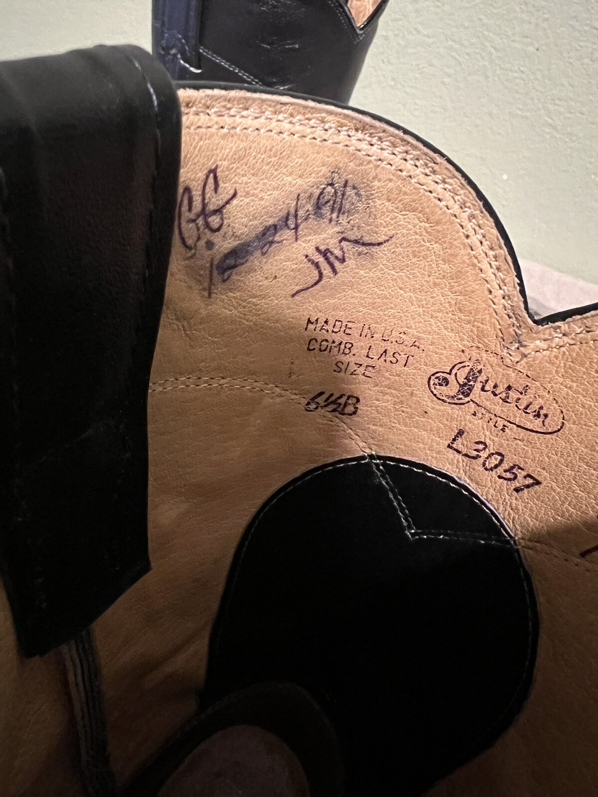 90’s Justin Ropers L3057 Navy Women’s Cowboy Boots 6.5B