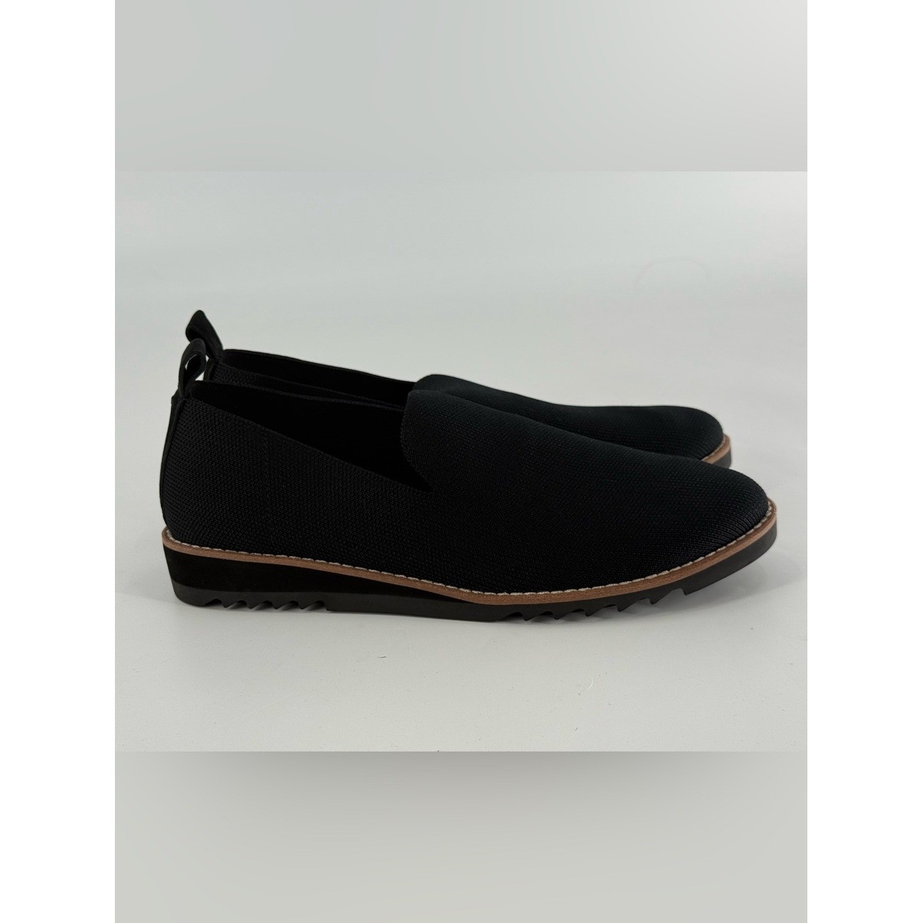 Eileen Fisher Stretch Knit Loafers Black 7.5