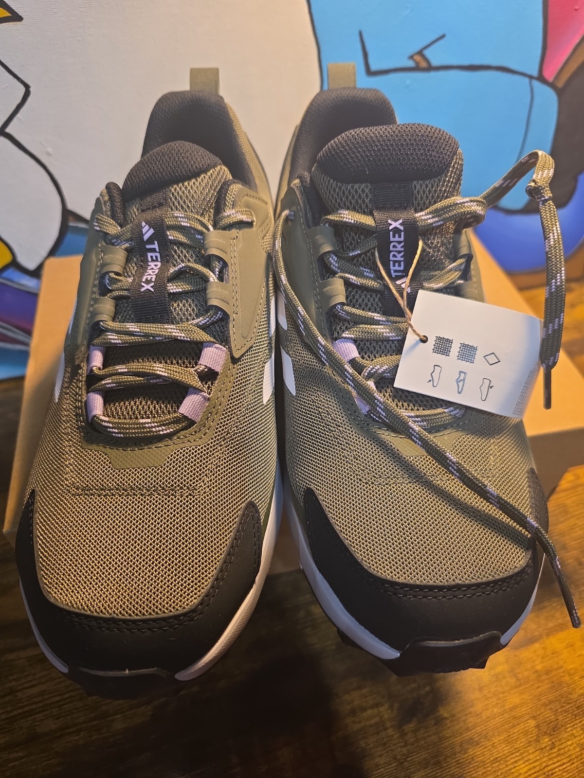 adidas Terrex Anylander Women’s Hiking Shoes Size 9 JQ9955 – NIB – Olive/Black