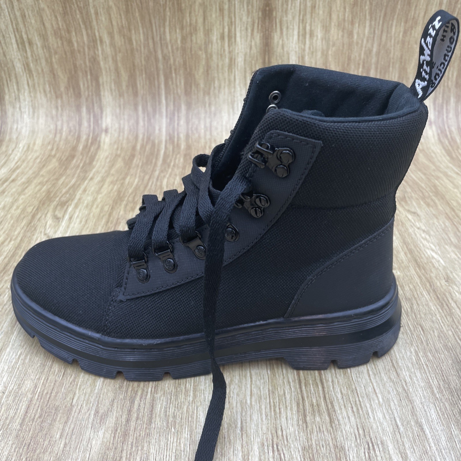 Dr. Martens Combs W Canvas Utility Boots Women’s US 8 EU 39 Black Combat