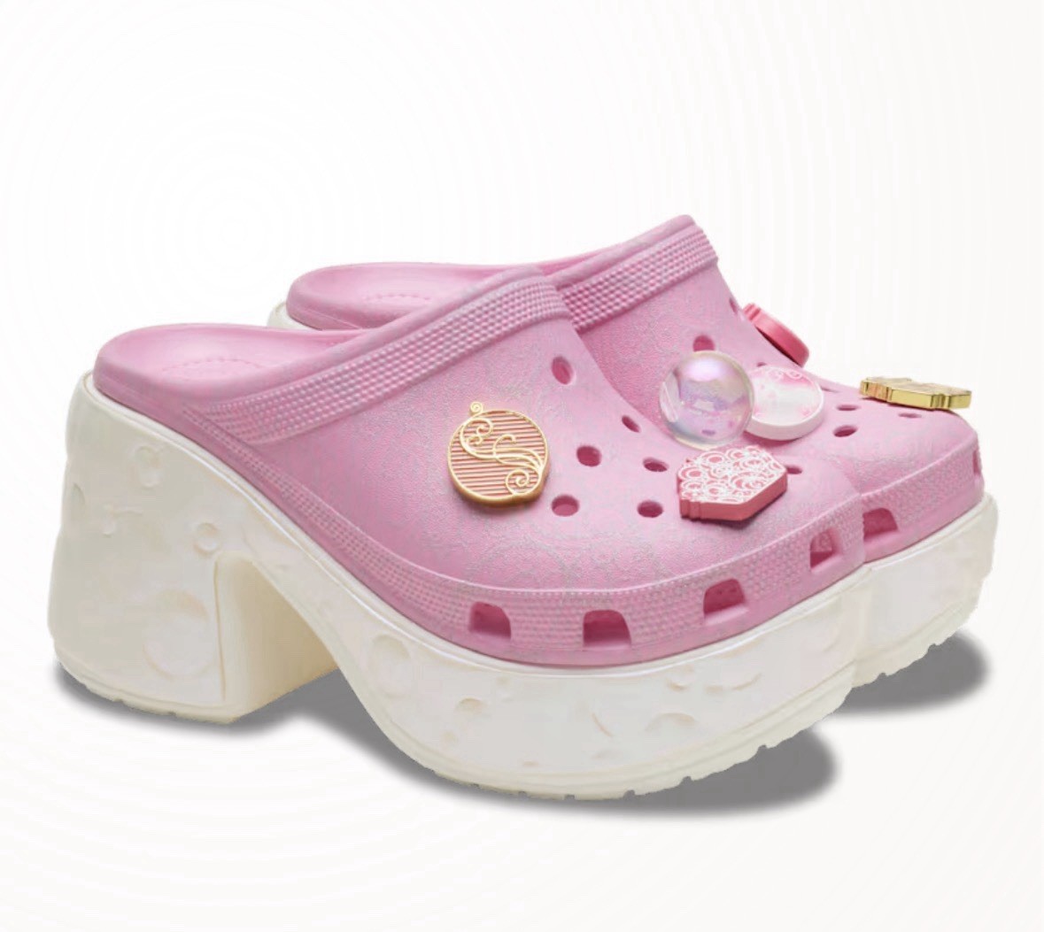 CROCS Wicked Glinda Siren Clog Clog with Jibbitz Size Women’s Size 8 NEW