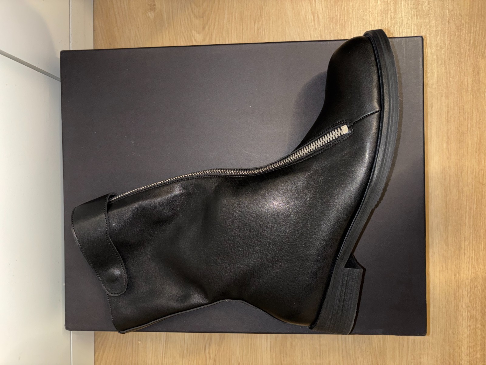 Front-zip boots