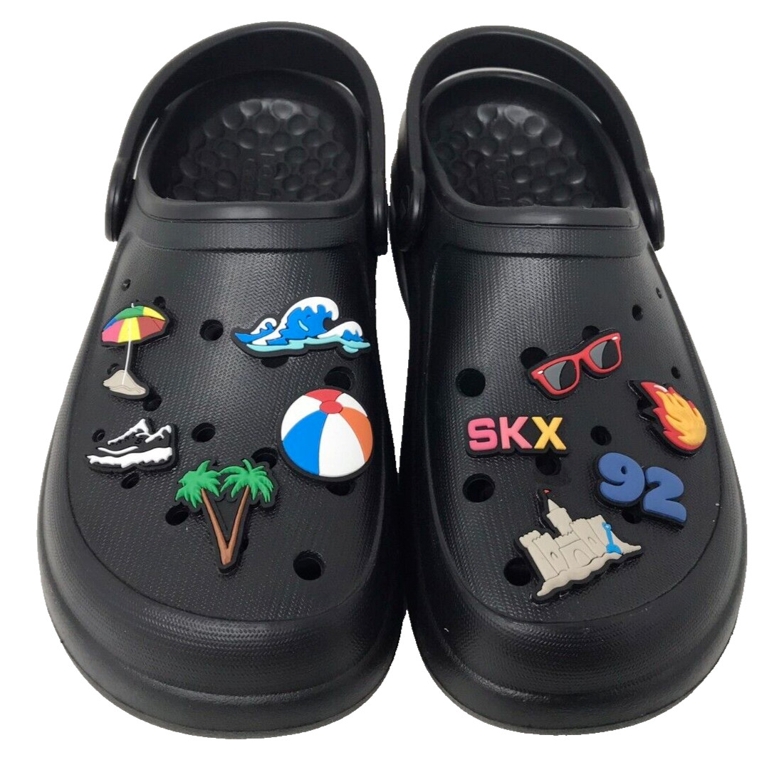 Skechers Women’s Foamies Comfort Slip On Casual Clogs Black Size:9 156N