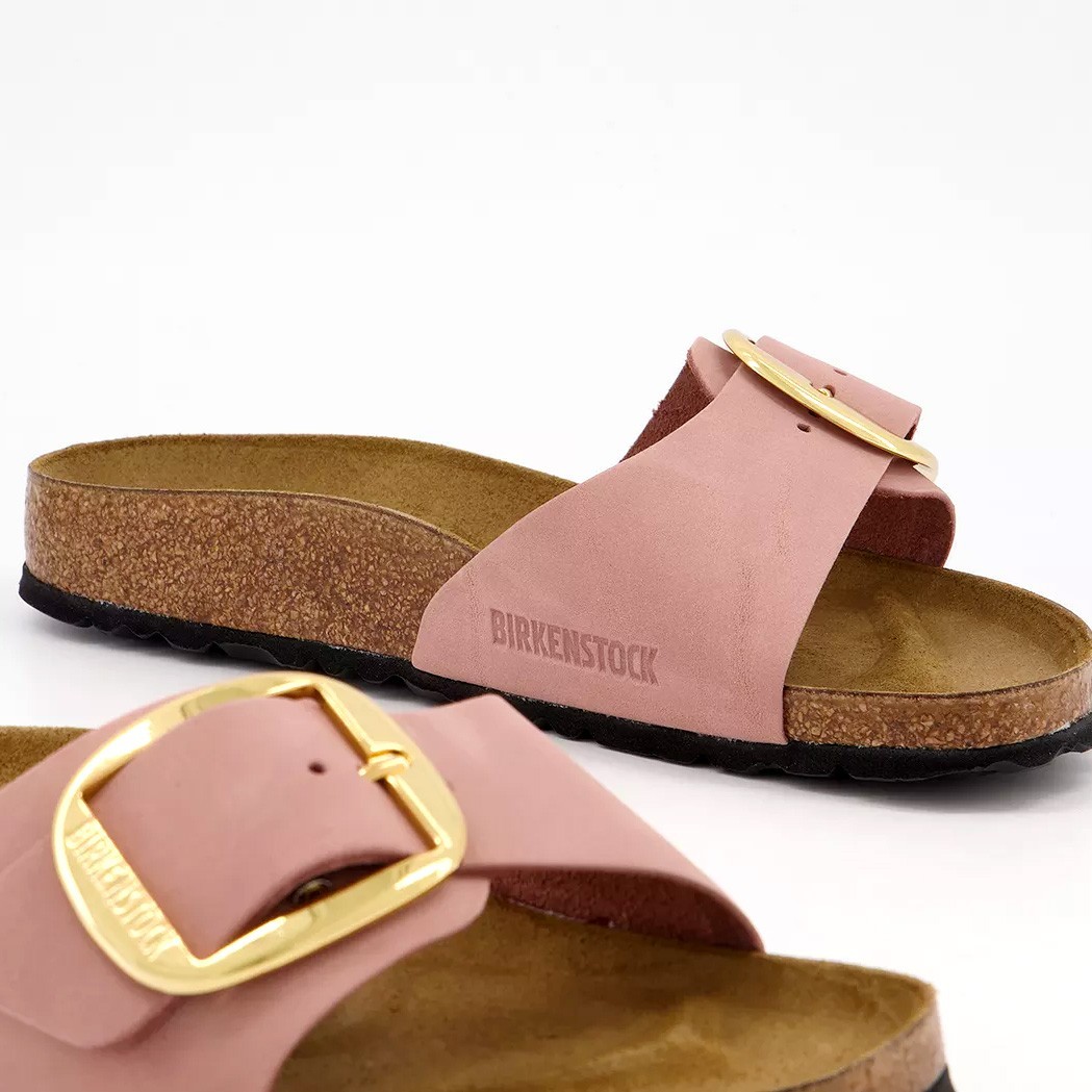 NWB Birkenstock Madrid Big Buckle Old Rose Sandals Narrow Fit Women’s Shoes