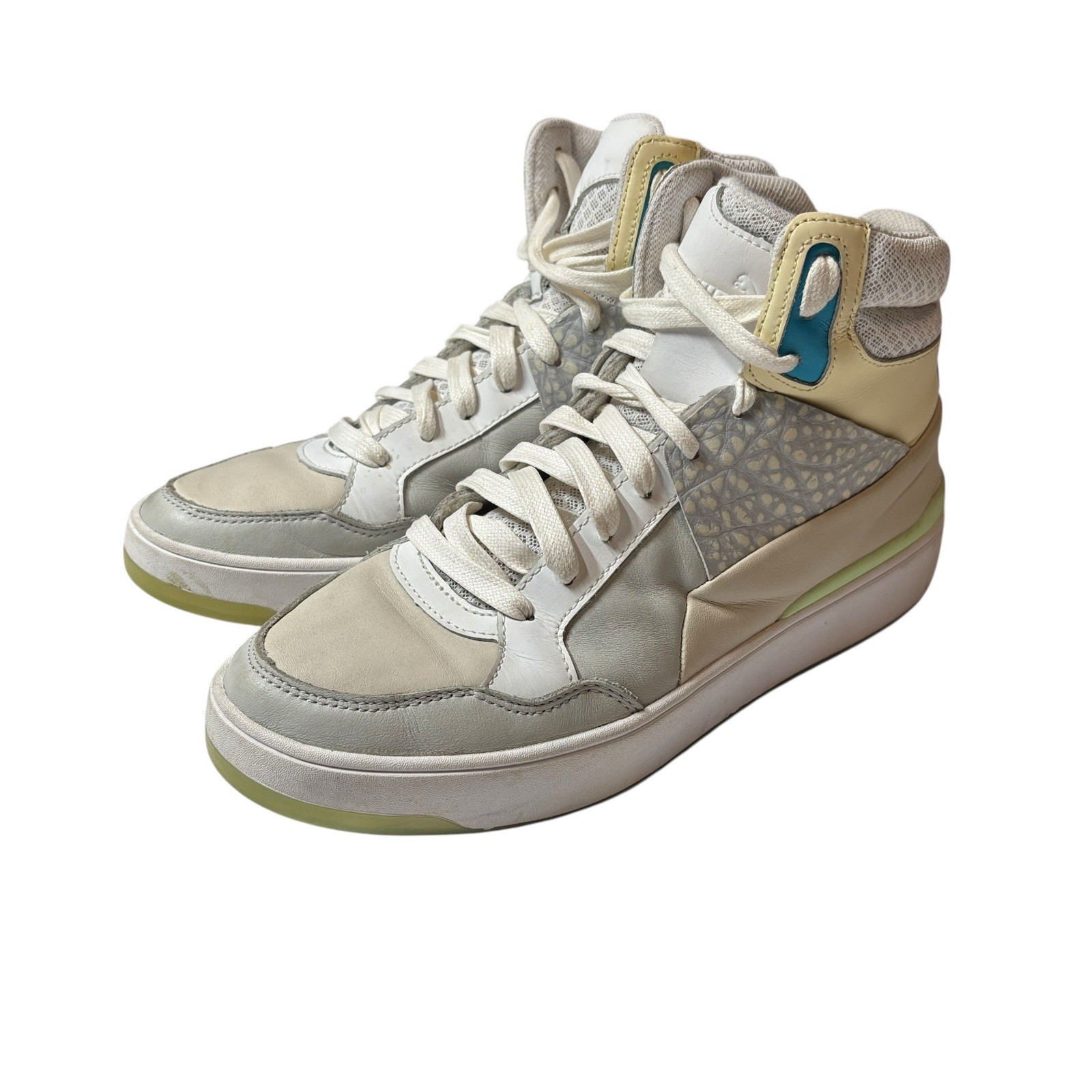 Mcq Alexander Mcqueen x PUMA High-top Sneakers US Ladies 9 White Gray