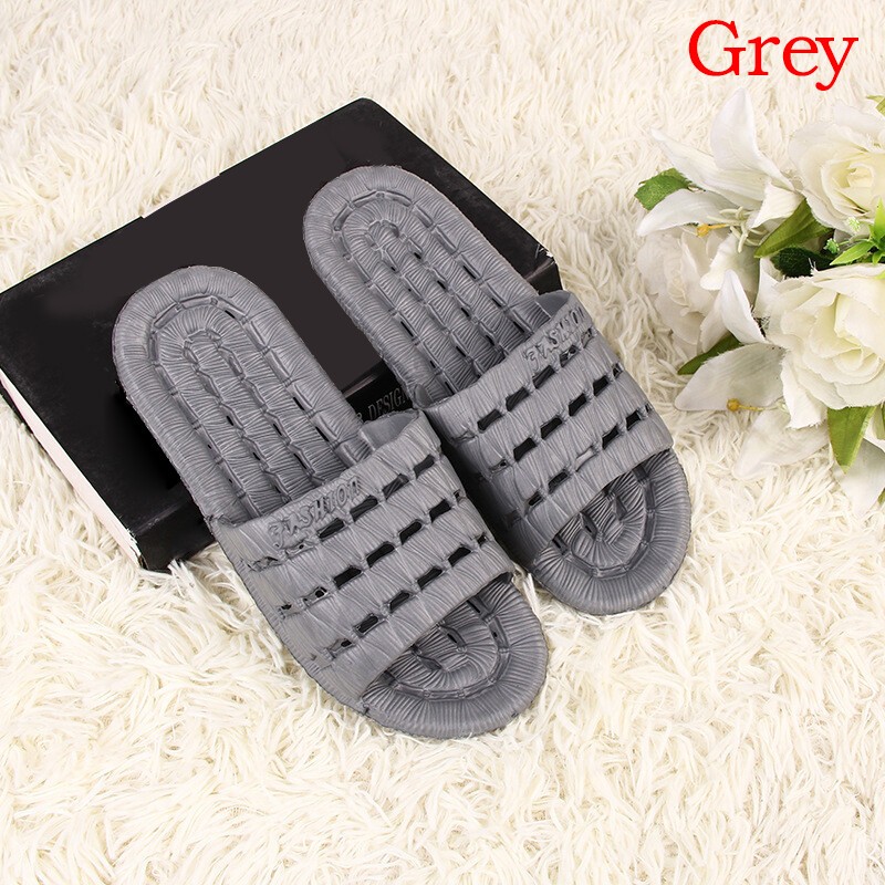 Bath Shower Slippers Non-Slip Bathroom Soft Sandals for Women/Men Home Shoes HOT