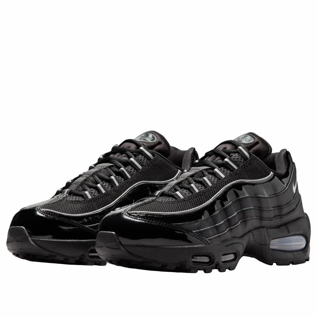 Nike Air Max 95 Big Bubble Black/Metallic silver Shoes IB6397-001 Women’s sz 6-8