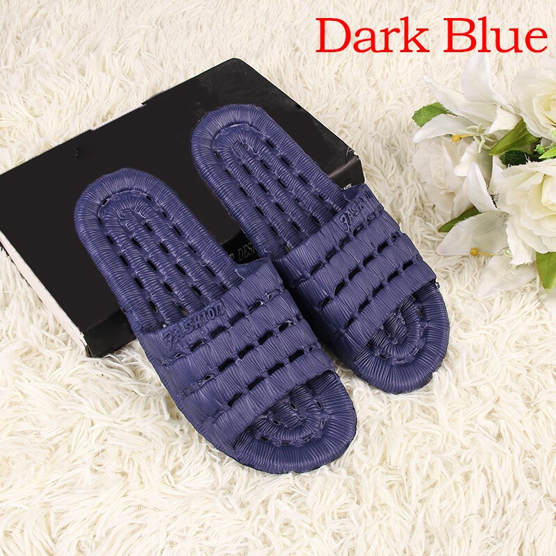 Bath Shower Slippers Non-Slip Bathroom Soft Sandals for Women/Men Home Shoes HOT