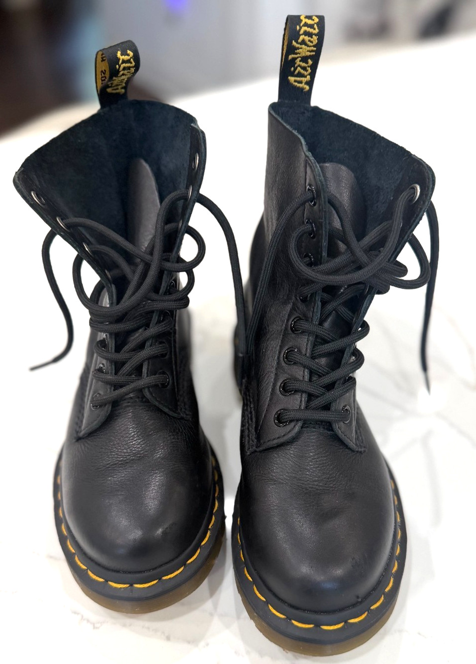 Dr. Martens 1460 Pascal Virginia Leather Boots for Women, Size US 5