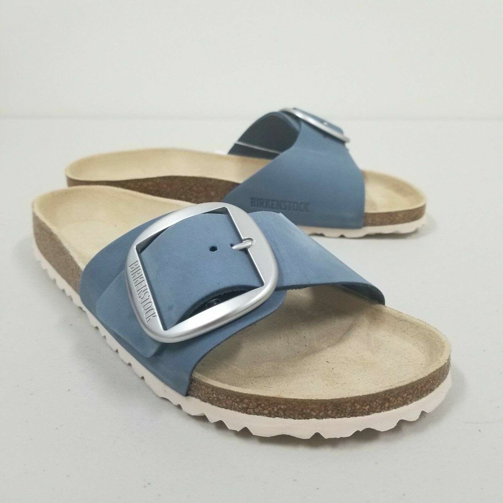 Birkenstock New w/o Box Madrid Big Buckle Dove Nubuck Leather Narrow Select Size