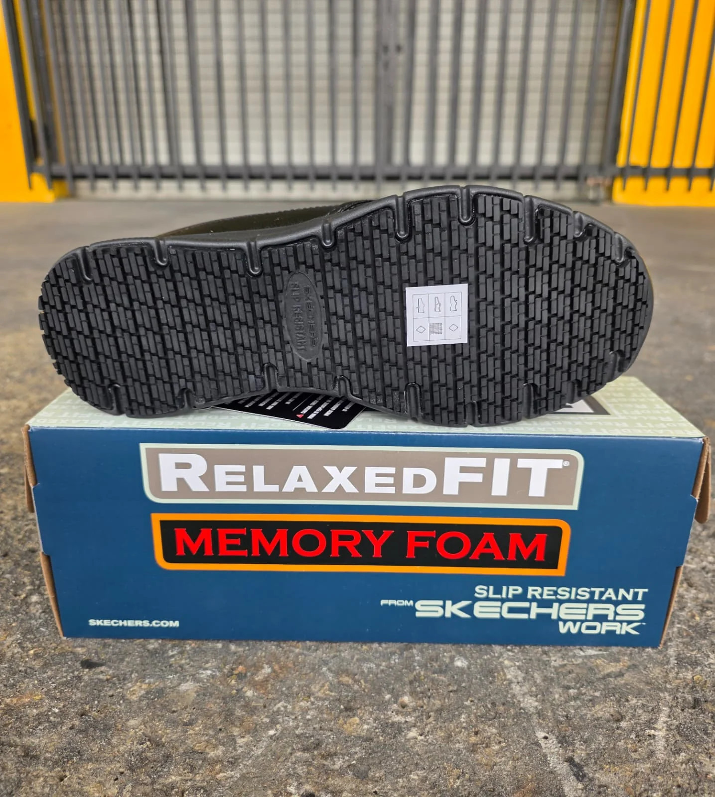 Skechers Annod – 77236 Black – Slip Resistant – Work – Women’s