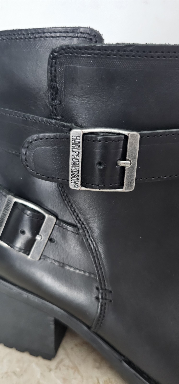 Harley-Davidson Boots Womens 9.5 Black Lalanne Harness D84711 Leather Motorcycle