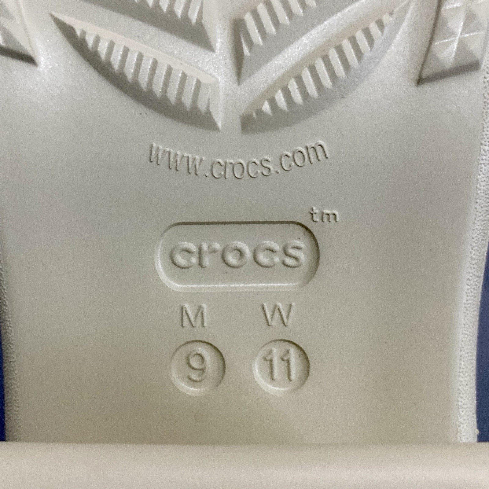 Crocs Siren Platform Heeled Clogs Mules Women’s 11 Men’s 9 Cream Bone Chunky