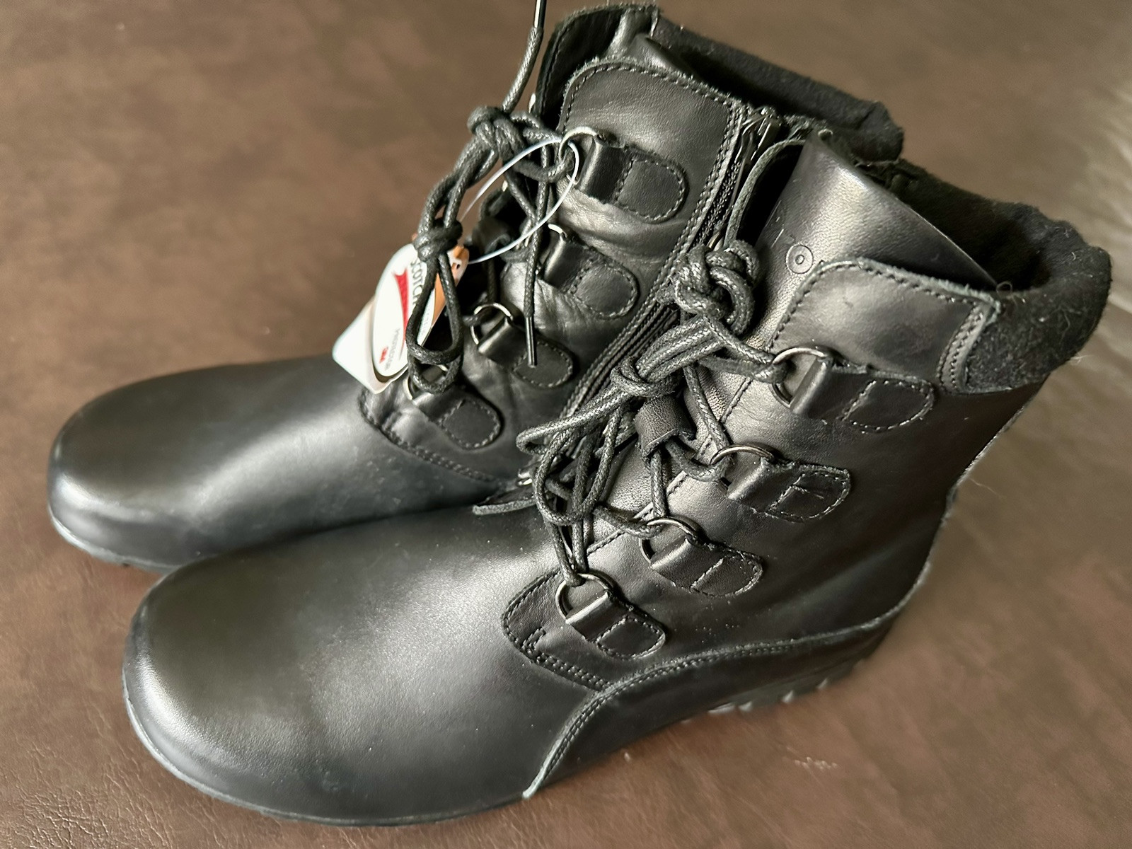 Propet Delaney Black Leather Winter/Fall Lace up Boot – Size 7.5 B M