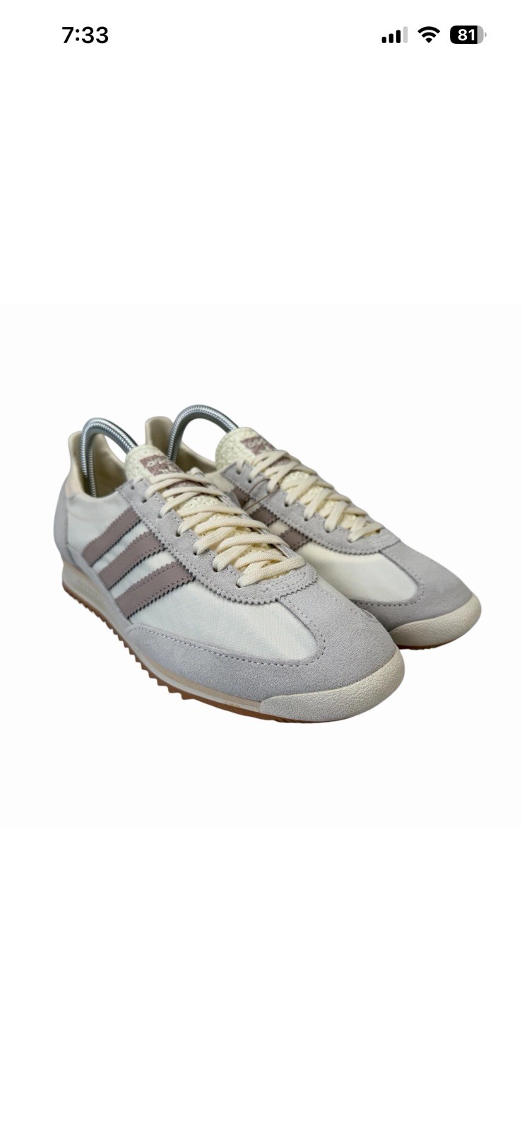 10.5W Adidas SL 72 OG Off White Taupe Shoes JH7394 Women’s