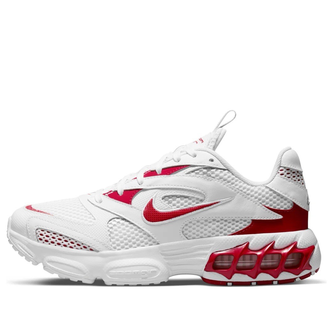 Nike Zoom Air Fire White University Red Running Sneakers CW3876-101 Womens Sizes