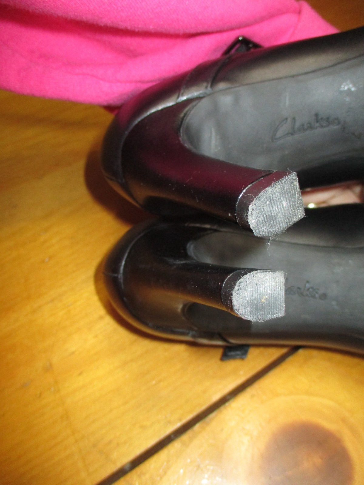 Clarks Ambyr Shine Dress Shoes,Cushioned Inside,Black,Size 7 1/2 M US,5 UK,38 EU