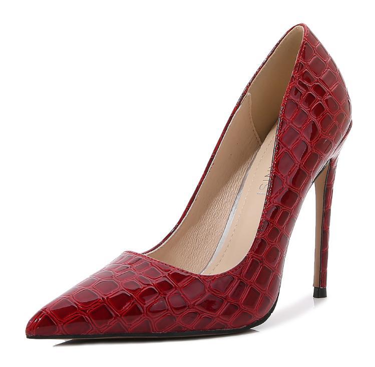 Women’s High Heels Faux Leather Pumps Dress Party Casual Prom Nightclub OL Shoes