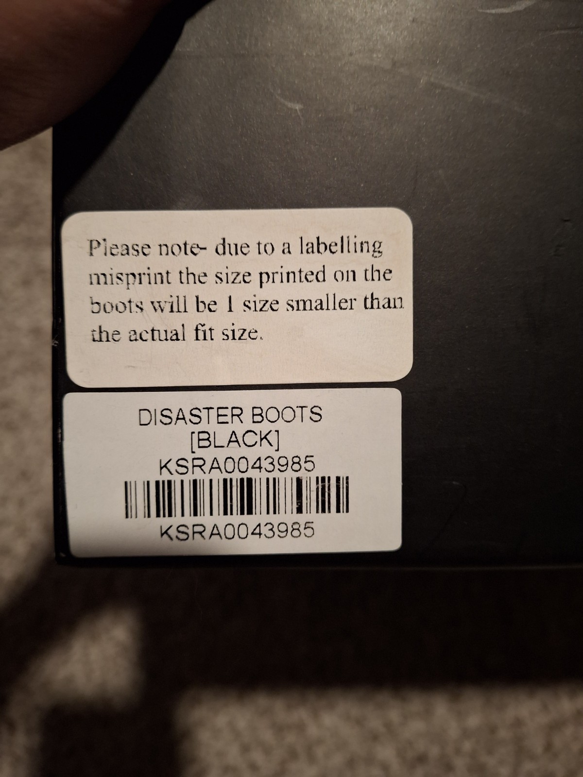 Killstar Gloom Buckle Boots Women’s size 7 *Please Read Description*