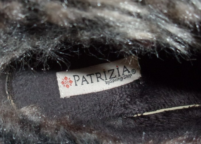 DESIGNER PATRIZIA by SPRING STEP FAUX FUR LINED WARM WINTER BROWN BOOTS SIZE 7.5