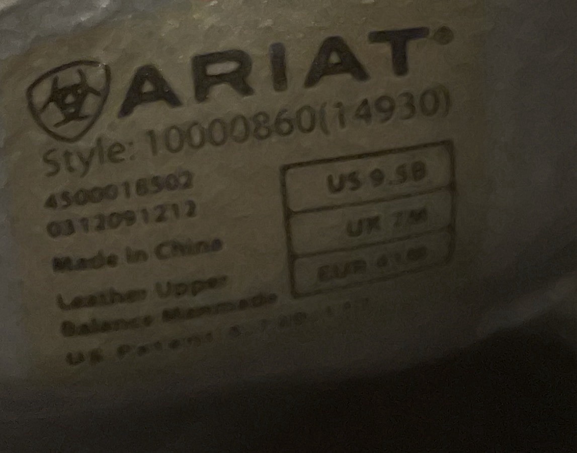 Ariat Womens Fatbaby Saddle Western Brown Leather Boots Size 9.5B #10000860