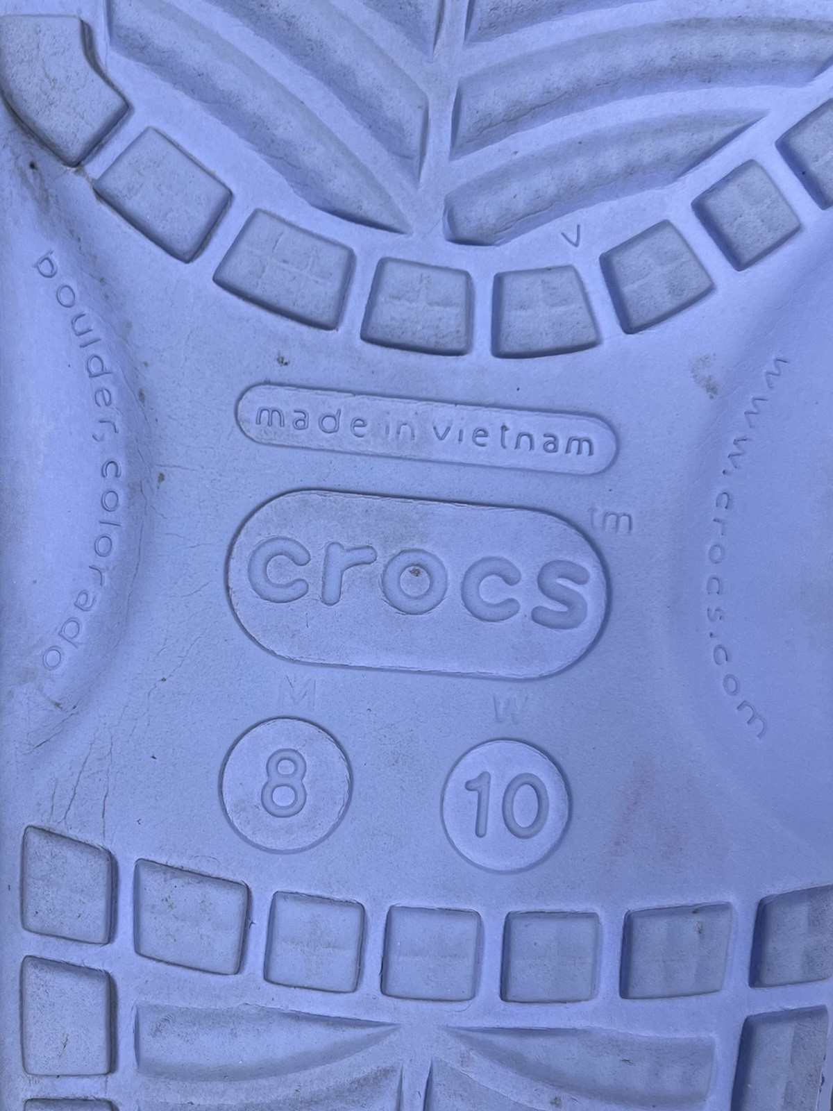 Disney Parks Crocs Disney 100 Purple Men 8 Women 10 Mickey Clogs