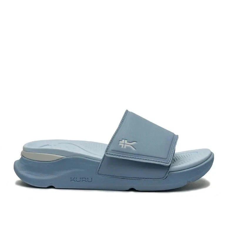 BRAND NEW Kuru MOMENT Women’s Slide Blue Fog-White