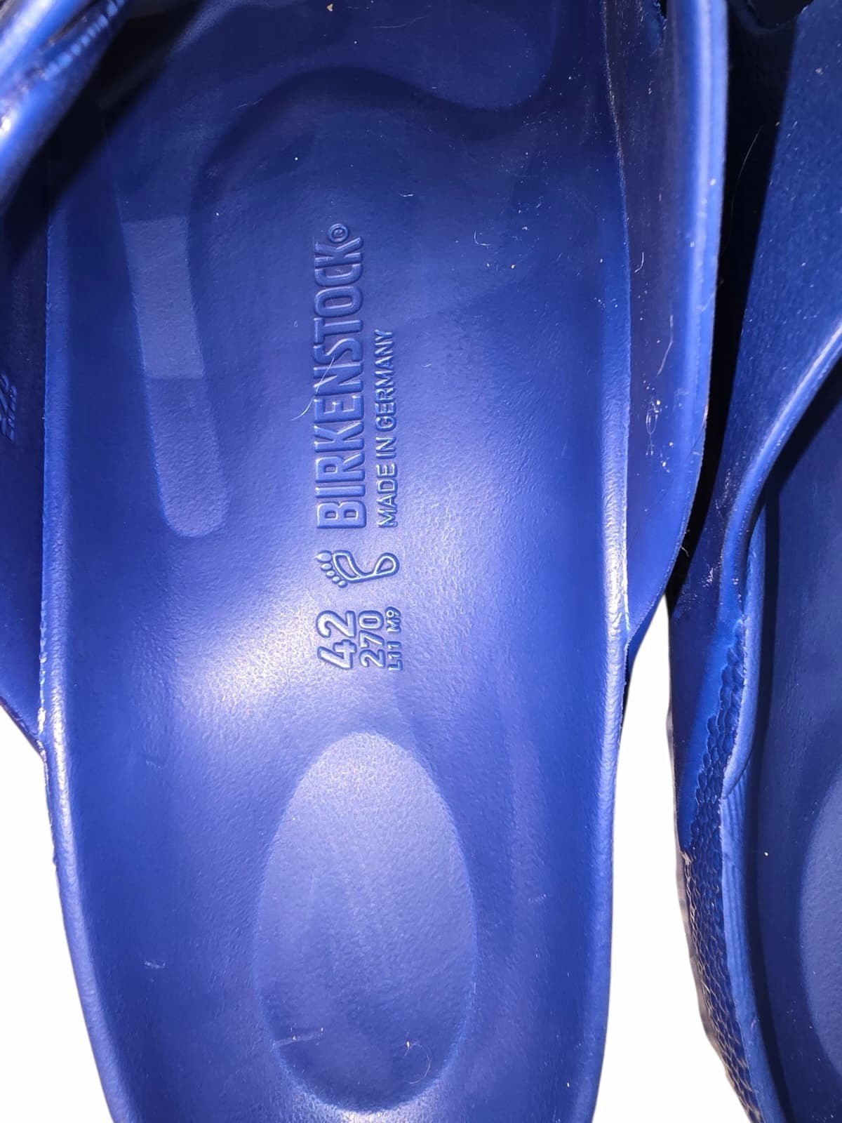 Birkenstock Arizona Essentials Eva Sandal In Ultra Blue Size 11