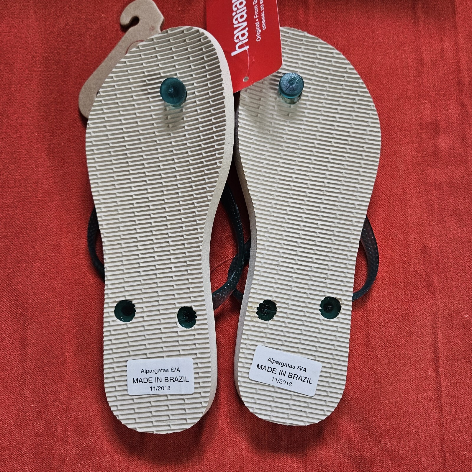 Havaianas Beach Print Flip Flop Sandals 6 35-36 – NWT