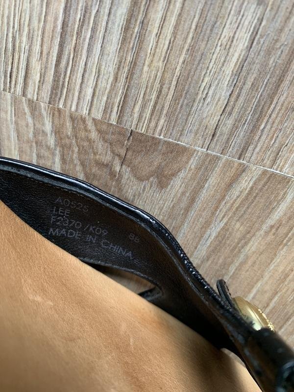 Women Coach Sabots Black Leather 38