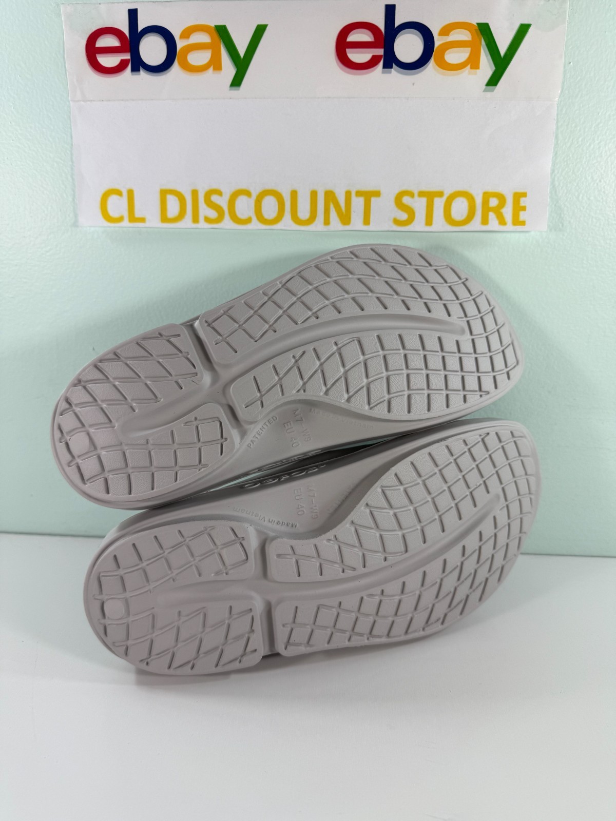 Oofos Unisex OOahh Slide Sandal 1100 Moonstone – FREESHIP