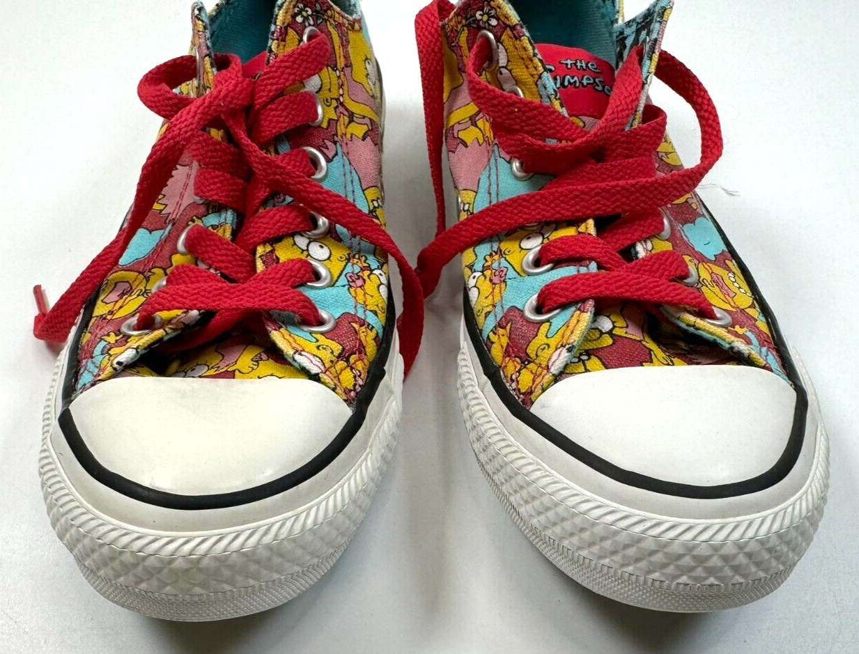 Converse All Star The Simpsons Lisa Maggie 2014 Womens Size 7 Shoes Sneakers