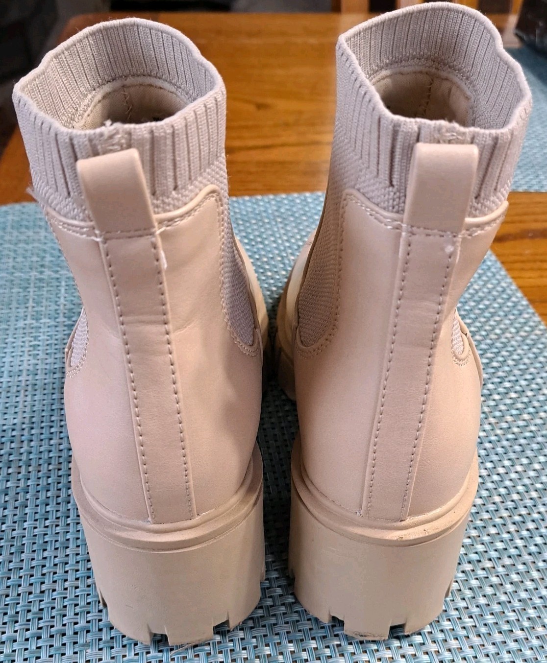 So Goods For Life Sugi Tan Boots Womens Size 7.5 Memory Foam Winter Fall Casual