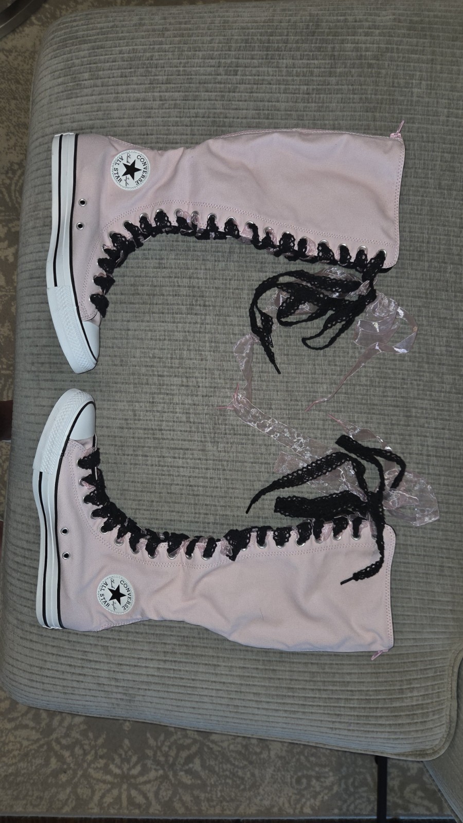 Converse Chuck Taylor All Star XX Hi Lace Knee-High SIZE 9.5 WOMENS RUNS SMALL